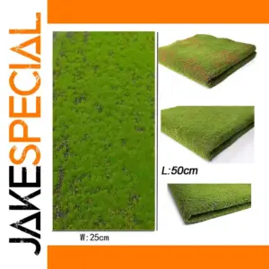 Vibrant 25x50cm Simulation Grass Mat Pack
