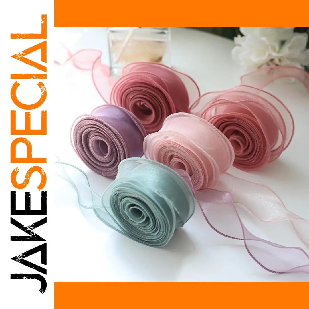 Pastel Silk Ribbon Crafting Set - 3 Rolls 1 Pastel Silk Ribbon Crafting Set - 3 Rolls
