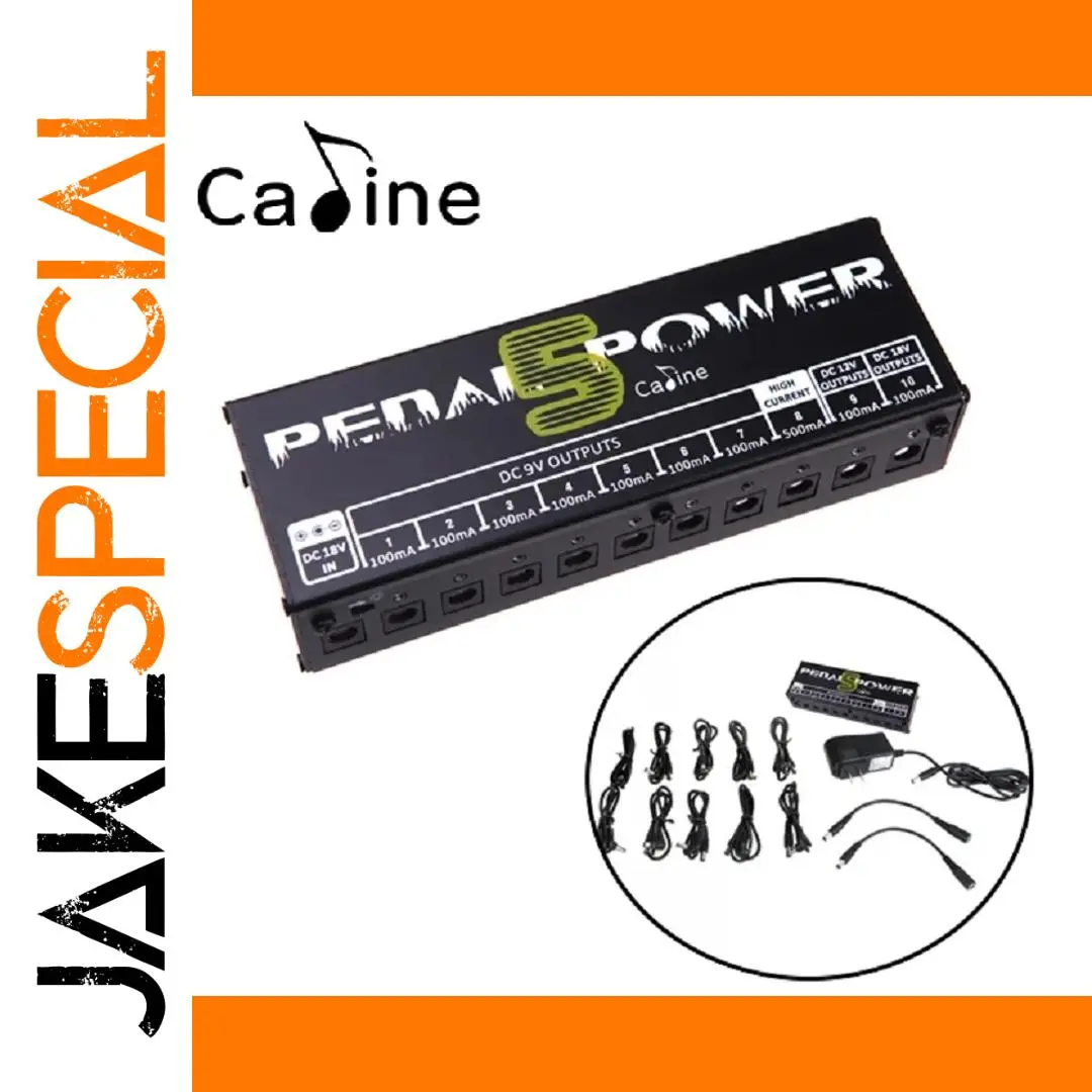 Caline CP-05 Pedal Power Supply with Isolated Outlets 1 Caline CP-05 Pedal Power Supply with Isolated Outlets