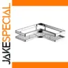 Stainless Steel Corner Shelf for Bathroom & Kitchen