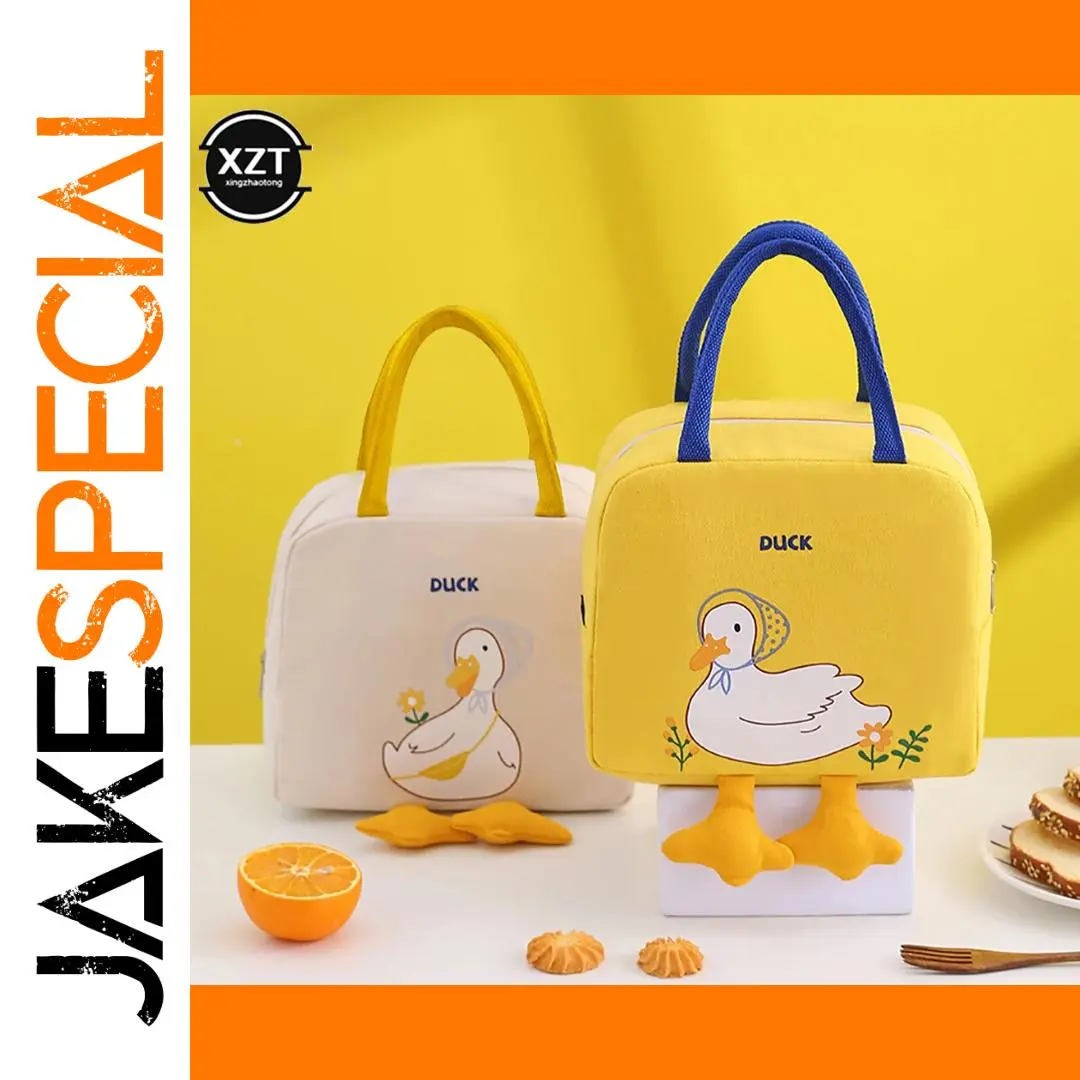 Colorful Duck Insulated Lunch Bag for Adults 1 Colorful Duck Insulated Lunch Bag for Adults