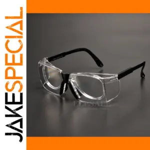 Impact-Resistant Safety Goggles with Prescription Frame