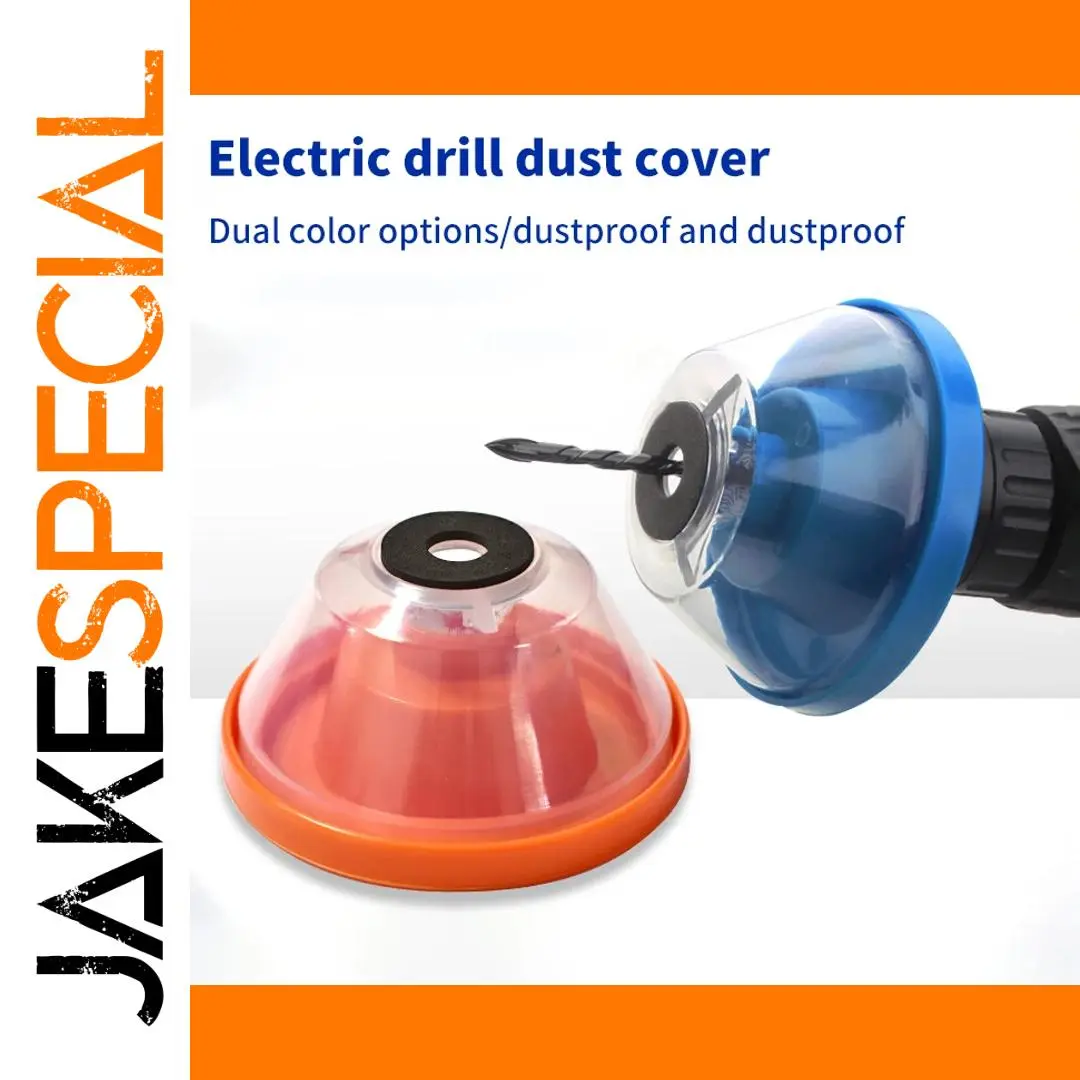 Vibrant Blue Orange Drill Dust Cover 1 Vibrant Blue Orange Drill Dust Cover