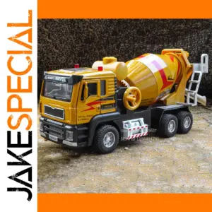 Vibrant Yellow Construction Cement Mixer Truck