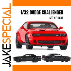 Red Dodge Challenger SRT Hellcat Model 1:32 Scale