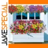 Vibrant Artificial Flowers Bundle for Outdoors