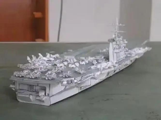 47cm Handcrafted USS Nimitz Paper Model 2 47cm Handcrafted USS Nimitz Paper Model - Image 2