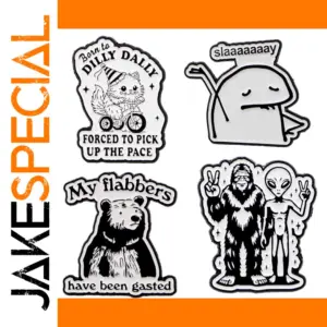 Cartoon Animal Quotes Badge in Vibrant Colors