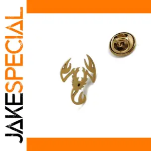 Edgy Alloy Scorpion Brooch for Men & Women
