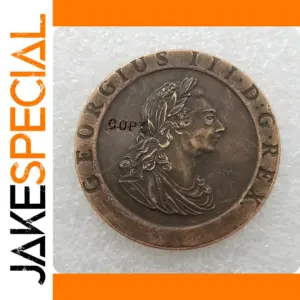 Vintage 1797 UK Penny Replica for Collectors