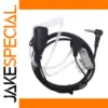 ABBREE Air Covert Acoustic Tube Earpiece for Radios