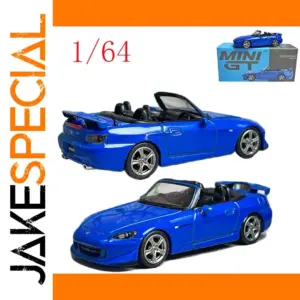 Blue Honda S2000 Diecast Model 1:64 Scale