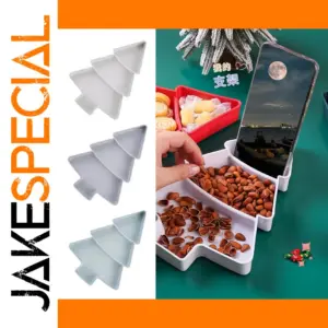 Christmas Tree Fruit Tray with Bamboo Base