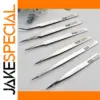 Precision Tweezers Set for Miniatures and Crafts