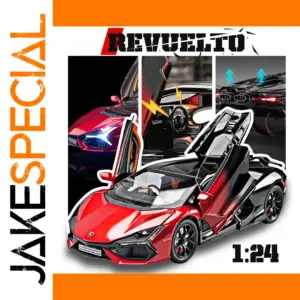 Red 1:24 Diecast Sports Car Model