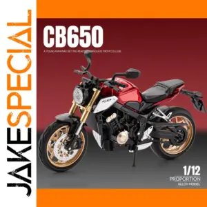 Detailed 1:12 Scale Motorcycle Models Honda CB650 & Suzuki Hayabusa