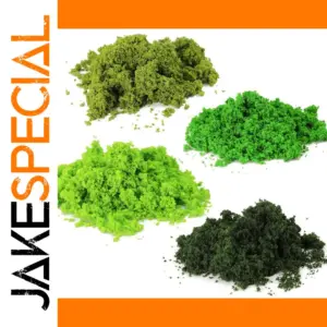 HO Scale Sponge Grass Scenery Powder 100g in 4 Shades