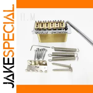 Six-Point Brass Guitar Bridge with Accessories