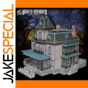 Victorian Gothic Ghost House Paper Model