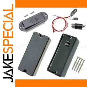 Black Matte Active Bass Pickup for 4-String Guitars