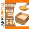 Disposable 8-Inch Air Fryer Paper Liners 50/125 pcs
