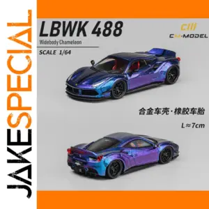 Ferrari 488 LBWK 1:64 Diecast Model