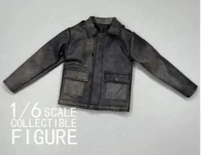 1/6 Scale PU Zipper Coat for Figures 7 1/6 Scale PU Zipper Coat for Figures - Image 7