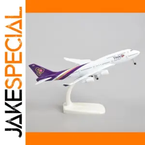B747 Thai Airways Diecast Aircraft Model - 20cm