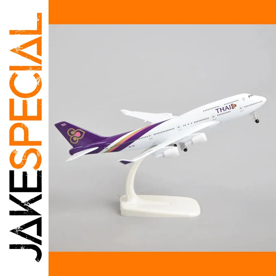 B747 Thai Airways Diecast Aircraft Model - 20cm 1 B747 Thai Airways Diecast Aircraft Model - 20cm