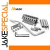 Silver Double Locking Tremolo Bridge System