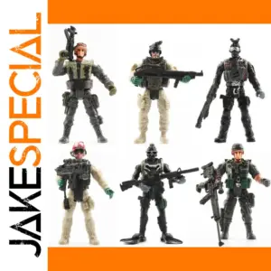Articulated Military Soldier Set 6 Figures