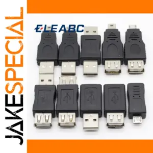 10-Piece USB OTG Adapter Set for Devices