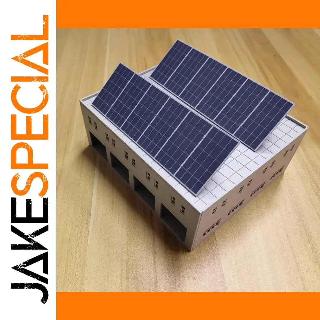 Modern Solar Building Model for Layouts 1 Modern Solar Building Model for Layouts