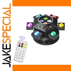 6-Head RGBW Stage Lighting Effect with Lasers