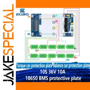 10S 36V 10A Lithium Battery Protection Module