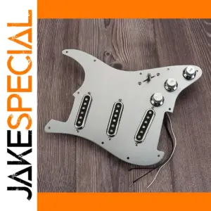 Silver Loaded Pickguard for Strat Guitars