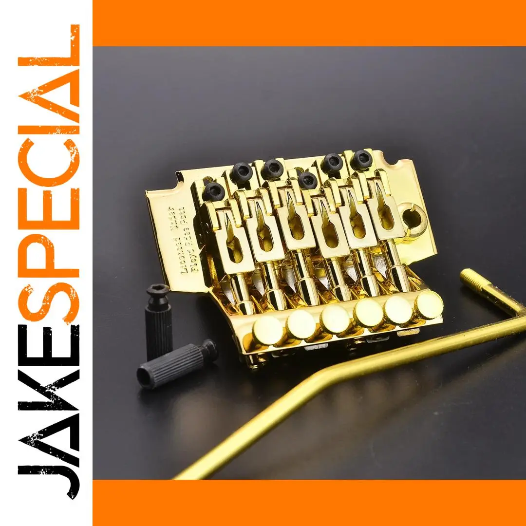 Gold Guitar Tremolo System Bridge XY001 1 Gold Guitar Tremolo System Bridge XY001