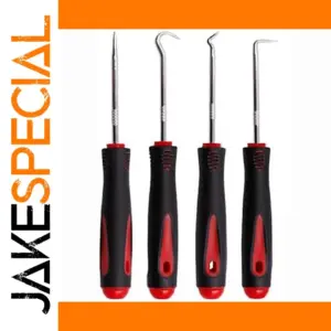 4-Piece Precision Pick and Hook Set for Automotive