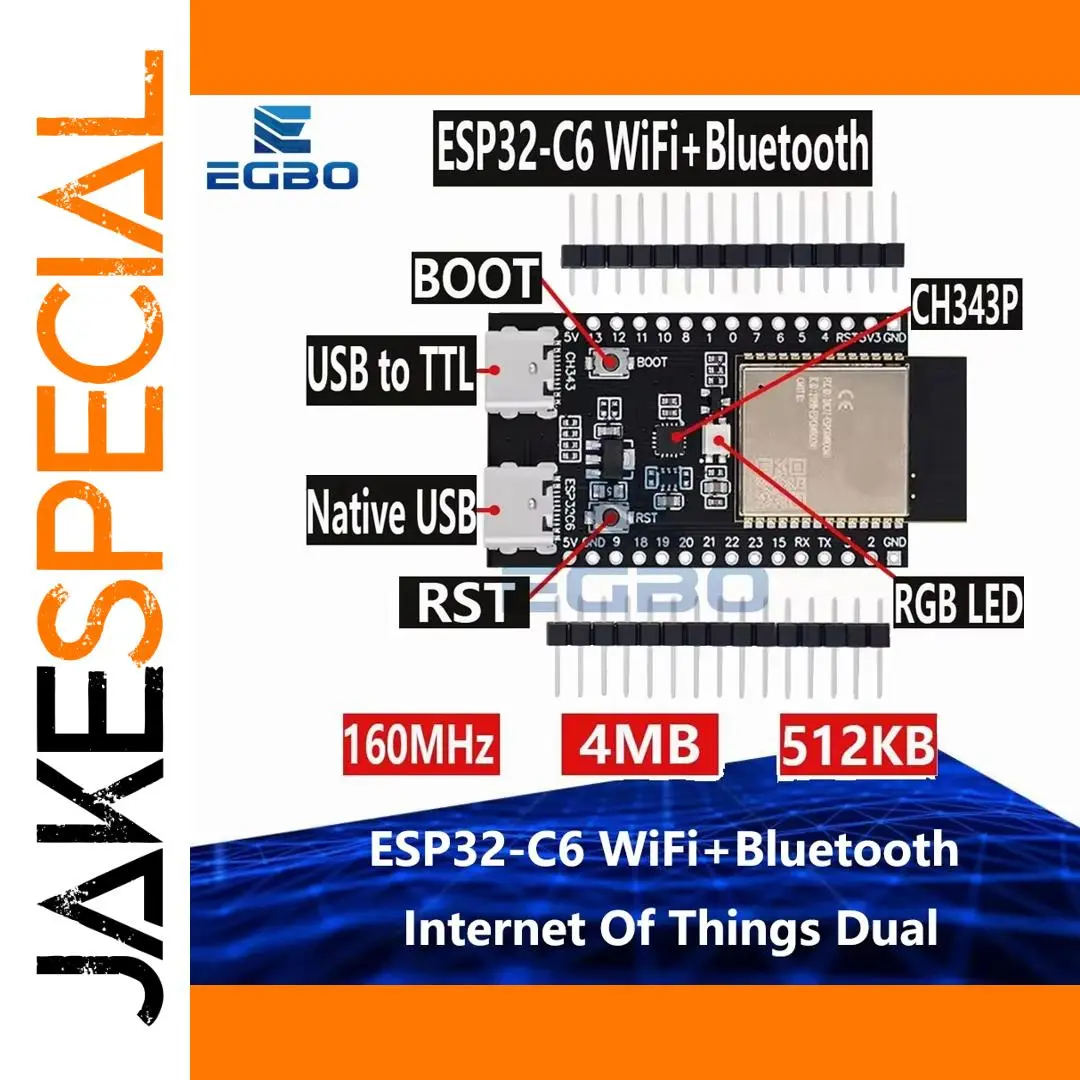 ESP32-C6 WiFi Bluetooth Development Module 1 ESP32-C6 WiFi Bluetooth Development Module