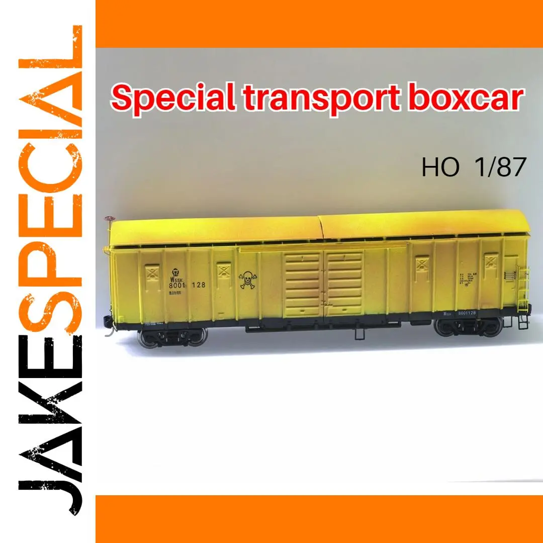 HO W5SK Special Transport Boxcar Model 1 HO W5SK Special Transport Boxcar Model