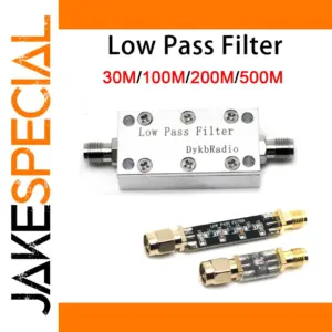 Low-Pass RF Filter with 30-500 MHz Cutoff