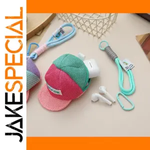 Colorful Mesh Cap and Wireless Earbuds Set