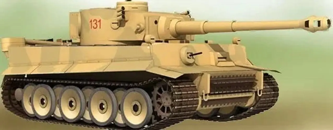 White Tiger Tank Paper Model for Hobbyists 2 White Tiger Tank Paper Model for Hobbyists - Image 2