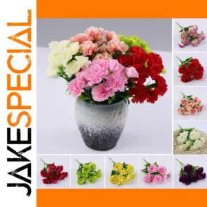 Vibrant Artificial Geranium Plant, 30cm