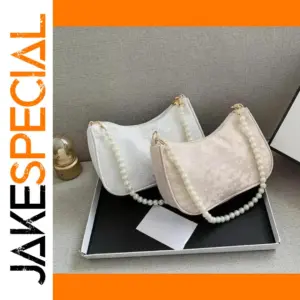 Elegant Pearl Chain Women’s Shoulder Bag