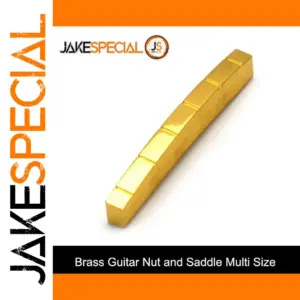 Gold Brass Guitar Saddle for Acoustic & Electric