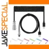 Coiled USB-C & USB Cable for Mechanical Keyboards