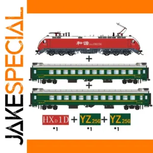 HO 1/87 Scale Model Train Set with Locomotive