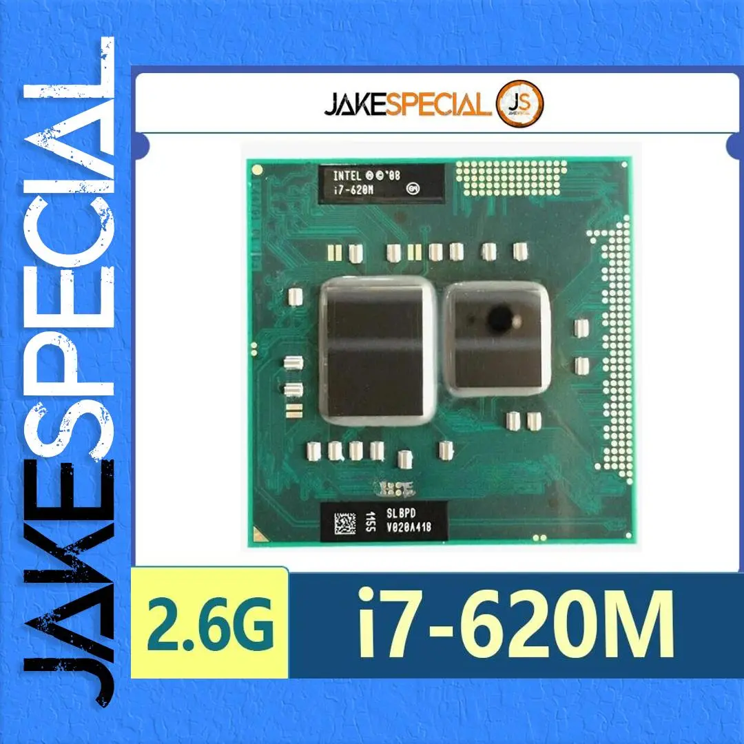 Intel Core i7-620M Processor 2.6GHz Dual-Core 1 Intel Core i7-620M Processor 2.6GHz Dual-Core