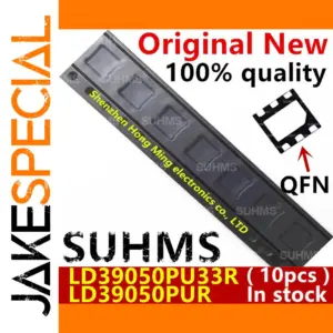 LD39050PUR and LD39050PU33R IC Set in QFN-6 Package